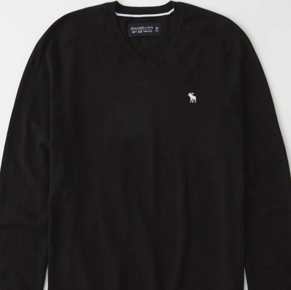 Abercrombie Cashmere V-Neck men's sweater L - Picture 3 of 9